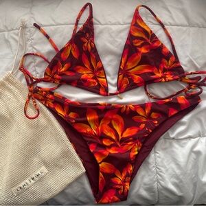 Leni Swims Sangria Reversible Bikini
